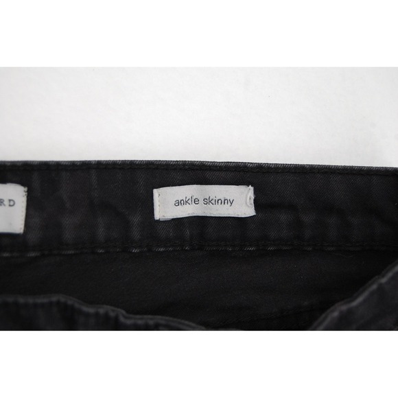 Social Standard By Sanctuary Jeans‎ Womens 14 Black Camo Skinny Ankle Stretch - Picture 5 of 16